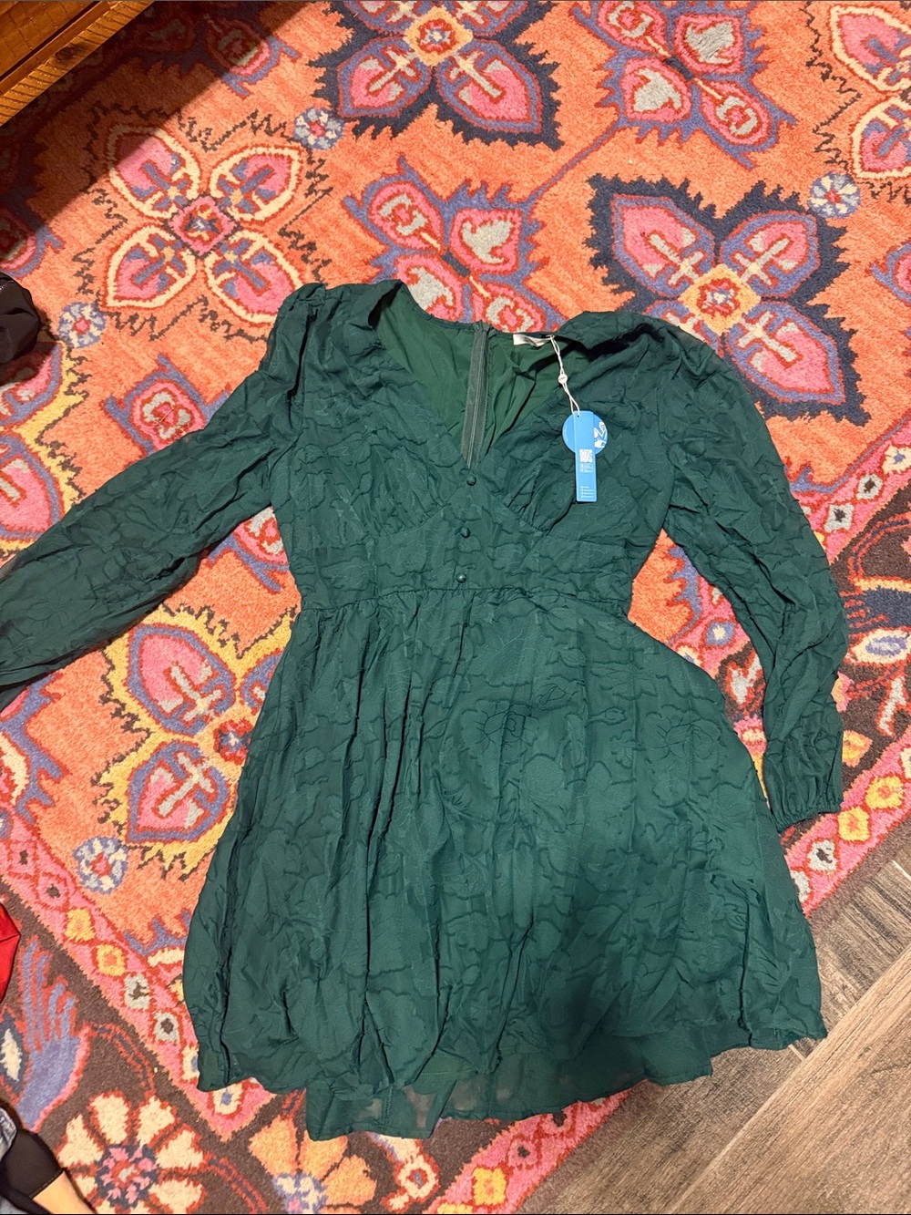 Cupshe Emerald Green Mini Dress